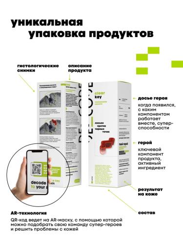 Де_Код Лосьон против черных точек, 150 мл (De_Code, Clear Key), фото-10
