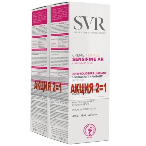 СВР Крем-уход тональный AR, 2 х 40 мл (SVR, Sensifine)