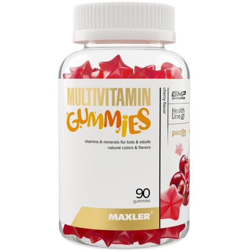 Макслер Комплекс Multivitamin Gummies со вкусом вишни, 90 жевательных пастилок х 2000 мг (Maxler, Витамины и минералы)