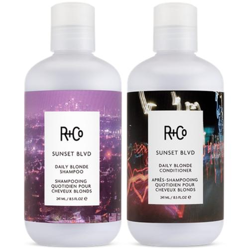 Набор Sunset Blvd Set: шампунь 251 мл + кондиционер 251 мл (R+Co, Color Care)