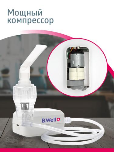 Би Велл Ингалятор медицинский с micro USB MED-120 (B.Well, MED), фото-5