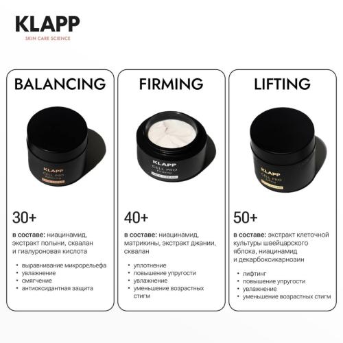 Клапп Балансирующий крем для лица Balancing Face Cream, 50 мл (Klapp, Cell Pro), фото-2