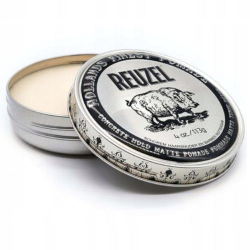 Рузел Матовая помада сильной фиксации для укладки мужских волос Concrete Hold Matte Pomade, 113 г (Reuzel, Стайлинг)