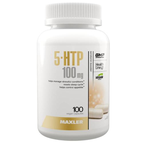 Макслер 5-HTP 100 мг, 100 веганских капсул (Maxler, Специальные добавки)