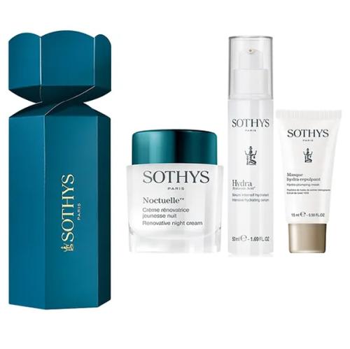 Сотис Париж Набор для лица (ночной крем 50 мл + сыворотка 50 мл+ маска 15 мл) (Sothys Paris, Noctuelle Treatment)