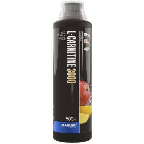 Макслер L-карнитин 3000 мг со вкусом манго, 500 мл (Maxler, Л-карнитин)