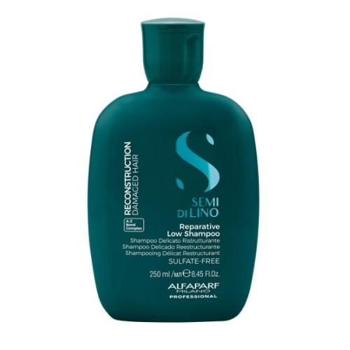 Алфапарф Милано Бессульфатный шампунь для поврежденных волос Reparative Low Shampoo, 250 мл (Alfaparf Milano, Reconstruction)