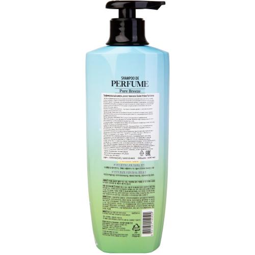 Эластин Парфюмированный шампунь для всех типов волос Perfume Pure Breeze, 600 мл (Elastine, Perfume Care), фото-7