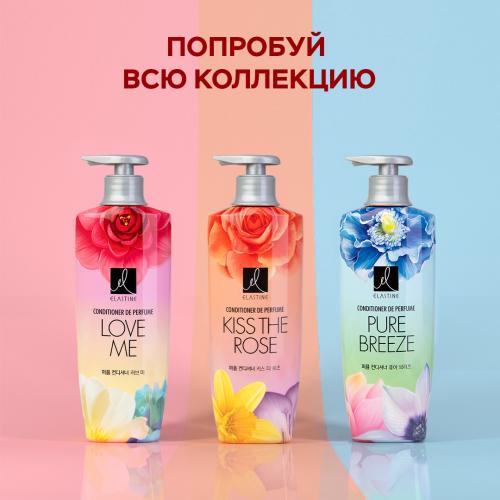 Эластин Парфюмированный кондиционер для всех типов волос Perfume Kiss the Rose, 600 мл (Elastine, Perfume Care), фото-6