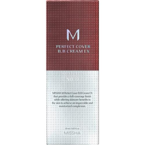 Миша Тональный BB крем EX &quot;Идеальное покрытие&quot; SPF42 / PA+++, 20 мл (Missha, Perfect Cover), фото-9