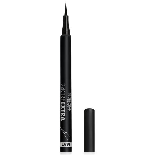 Дебора Подводка для век матовая Eyeliner Pen Extra Mat, черная (Deborah, 24Ore)