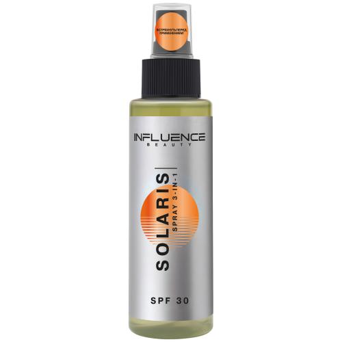 Инфлюенс Бьюти Солнцезащитный спрей для лица Solaris SPF30 с увлажняющими компонентами (Influence Beauty, Лицо)