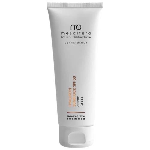 Мезальтера Увлажняющий солнцезащитный крем Hyaluron Sunblock SPF 30+ / PA+++, 75 мл (Mesaltera by DR. Mikhaylova, Уход для всех типов кожи)