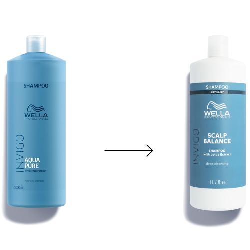 Велла Профессионал Очищающий шампунь Aqua Pure с экстрактом лотоса, 1000 мл (Wella Professionals, Уход за волосами, Balance), фото-2