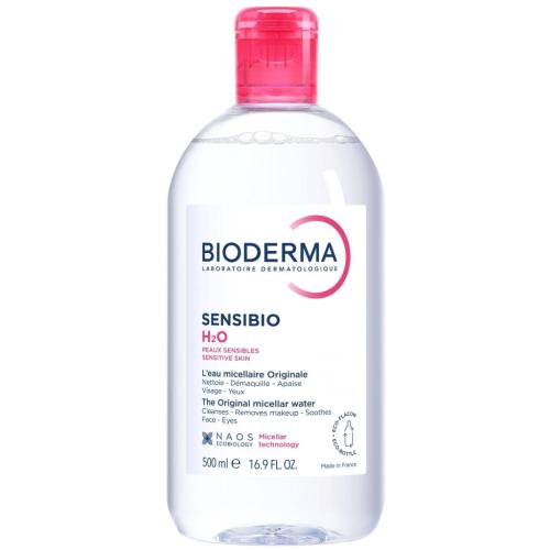 Биодерма Мицеллярная вода для чувствительной кожи H20, 500 мл (Bioderma, Sensibio), фото-4