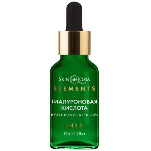 Скинфория Увлажняющая сыворотка для лица с гиалуроновой кислотой Hyaluronic Acid Serum, 30 мл (SkinpHoria, Elements)