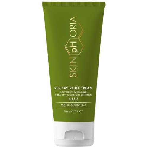 Скинфория Восстанавливающий крем интенсивного действия Restore Relief Cream, 50 мл (SkinpHoria, Matte & Balance)