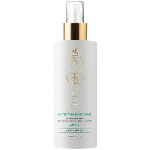 Скинфория Матирующий тоник для жирной и комбинированной кожи Mattifying Face Tonic, 150 мл (SkinpHoria, Matte & Balance)
