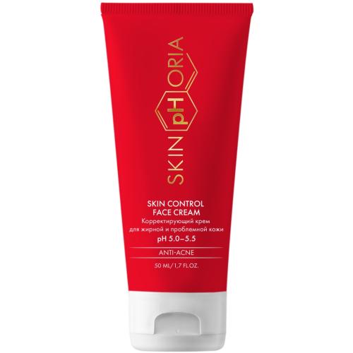 Скинфория Корректирующий крем для жирной и проблемной кожи Skin Control Face Cream, 50 мл (SkinpHoria, Anti-Acne)
