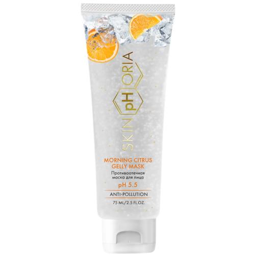 Скинфория Противоотечная маска для лица Morning Citrus Gelly Mask, 75 мл (SkinpHoria, Anti-Pollution)