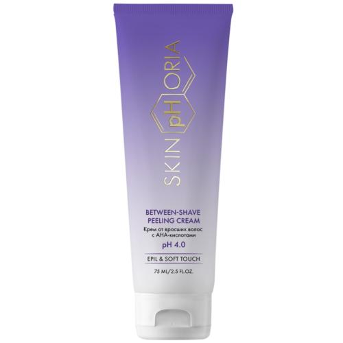 Скинфория Крем для тела от вросших волос с АНА-кислотами Between-shave Peeling Cream, 75 мл (SkinpHoria, Epil & Soft Touch)