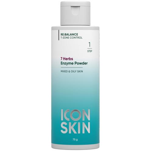 Айкон Скин Энзимная пудра для умывания 7 Herbs, 75 г (Icon Skin, Re:Balance)