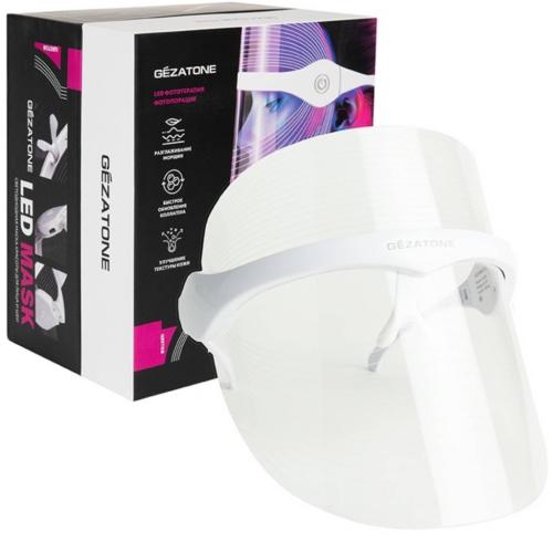 Жезатон Светодиодная LED маска для омоложения кожи лица и шеи m1030 (Gezatone, Массажеры для лица)