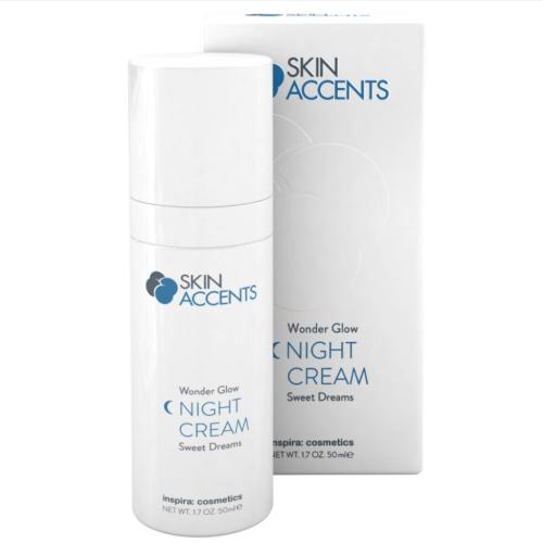 Инспира Косметикс Восстанавливающий ночной крем  с двойным эффектом Wonder Glow Night Cream Sweet Dream, 50 мл (Inspira Cosmetics, Skin Accents)