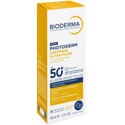 Биодерма Солнцезащитный флюид для всех типов кожи Xdefense SPF50+, 40 мл (Bioderma, Photoderm), фото-7