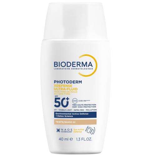 Биодерма Солнцезащитный флюид для всех типов кожи Xdefense SPF50+ светлый оттенок, 40 мл (Bioderma, Photoderm), фото-5