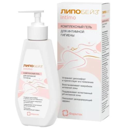 Комплексный гель для интимной гигиены, 200 мл (Липобейз, Intimo)