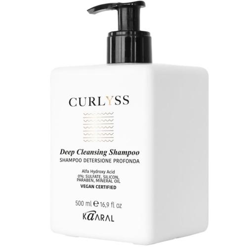 Каарал Шампунь для глубокого очищения волос Deep Cleansing Shampoo pH8, 500 мл (Kaaral, Curliss), фото-2