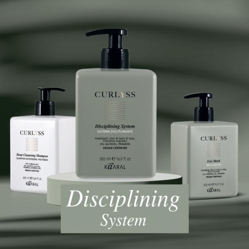 Каарал Дисциплинирующий крем с Anti-frizz эффектом Disciplining System, 500 мл (Kaaral, Curliss), фото-3