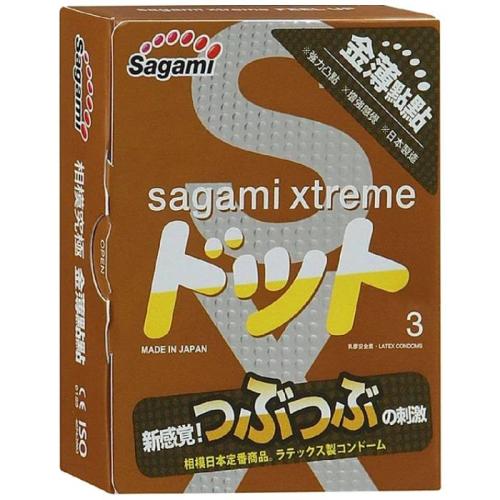 Презервативы Xtreme Feel Up латексные, усиливающие ощущения, 3 шт (Sagami, )