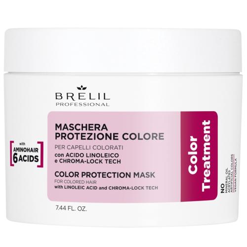 Брелил Профессионал Маска для защиты цвета окрашенных волос Color Treatment,  220 мл. (Brelil Professional, Amino Treatment)