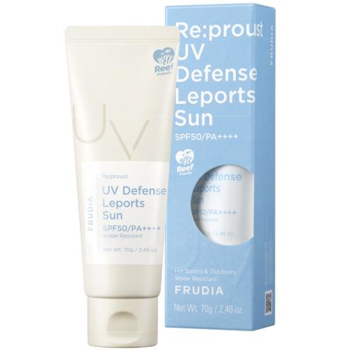 Фрудиа Водостойкий солнцезащитный крем для спорта и активного отдыха SPF50 / PA++++, 70 г (Frudia, Re:proust)