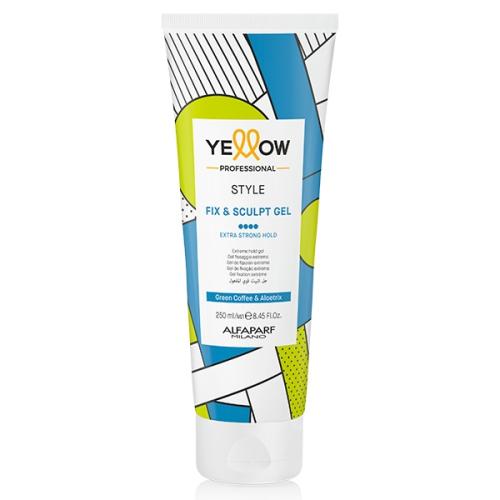 Еллоу Профешнл Гель экстрасильной фиксации для укладки волос Fix &amp; Sculpt Gel, 250 мл (Yellow Professional, Style)