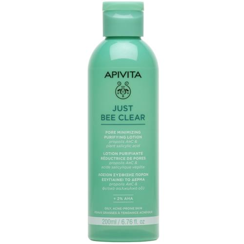 Апивита Очищающий лосьон, сужающий поры, 200 мл (Apivita, Just Bee Clear)