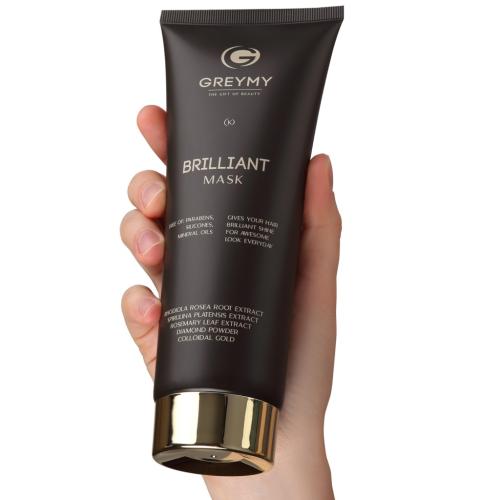 Грэми Бриллиантовая маска для волос Brilliant Mask, 200 мл (Greymy, Shine), фото-2