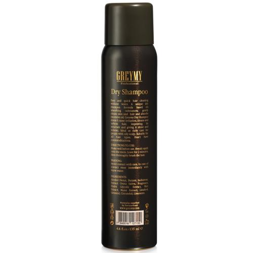 Грэми Сухой шампунь для волос Dry Shampoo, 135 мл (Greymy, Shine), фото-3