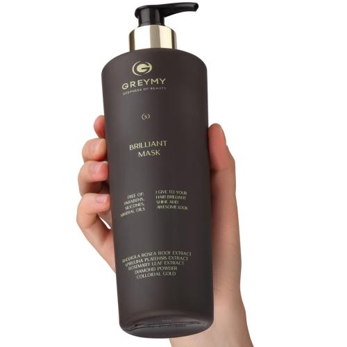 Грэми Бриллиантовая маска для волос Brilliant Mask, 500 мл (Greymy, Shine), фото-2