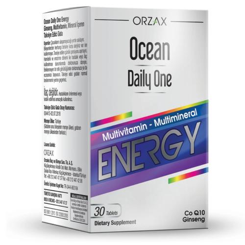 Орзакс Оушен Комплекс Daily One Energy, 30 таблеток (Orzax Ocean, )