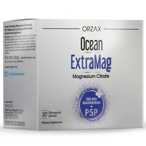 Орзакс Оушен Цитрат магния Extramag 250 мг, 30 саше (Orzax Ocean, )