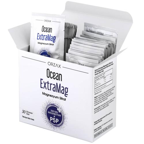 Орзакс Оушен Цитрат магния Extramag 250 мг, 30 саше (Orzax Ocean, ), фото-2