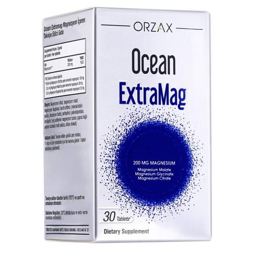 Орзакс Оушен Экстра магний Extramag 200 мг, 30 таблеток (Orzax Ocean, )