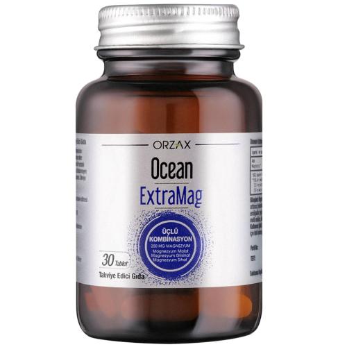 Орзакс Оушен Экстра магний Extramag 200 мг, 30 таблеток (Orzax Ocean, ), фото-2