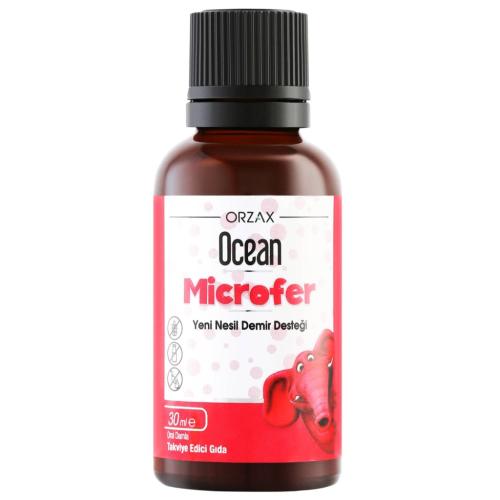 Орзакс Оушен Железо в жидкой форме Microfer Drop со вкусом вишни, 30 мл (Orzax Ocean, ), фото-2