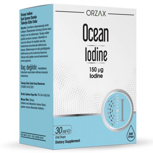 Орзакс Оушен Йод 150 мкг капли 15+, 30 мл (Orzax Ocean, )