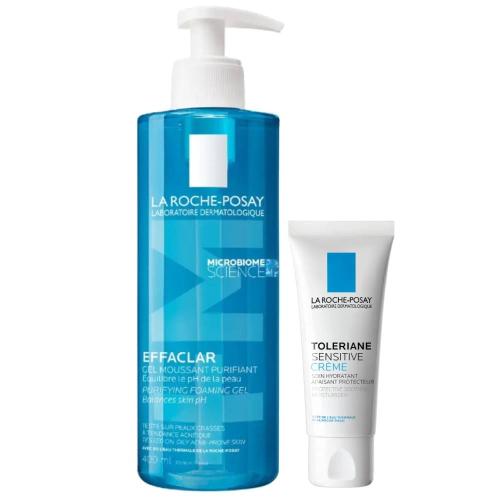 Ля Рош Позе Набор (крем 40 мл + очищающий гель 400 мл) (La Roche-Posay, Toleriane)