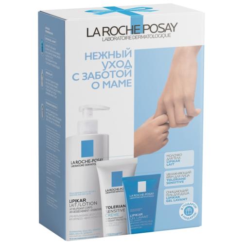 Ля Рош Позе Набор для лица и тела &quot;Нежный уход с заботой о маме&quot; (La Roche-Posay, Lipikar)